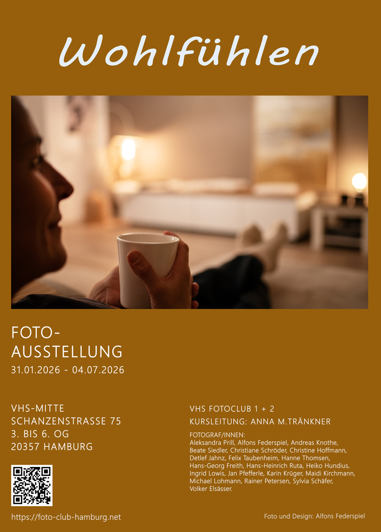 vhs, Hamburg, Fotoclub, wohlfühlen, Vernissage