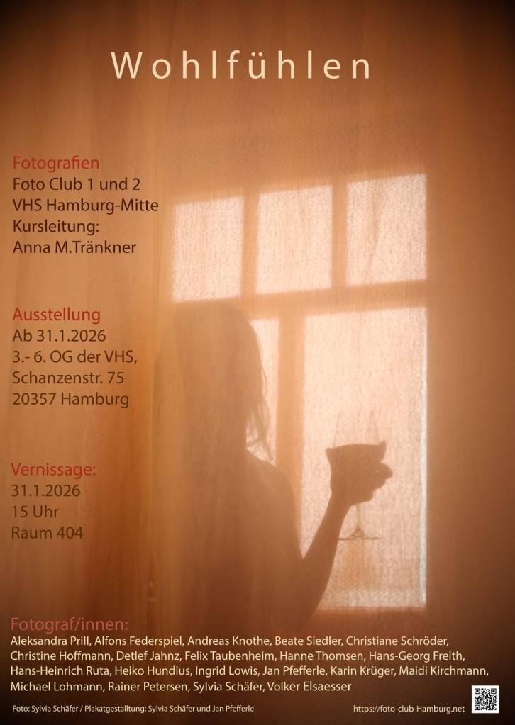 vhs, Hamburg, Fotoclub, wohlfühlen, Vernissage